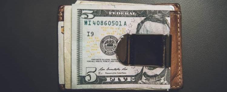 money clip wallet