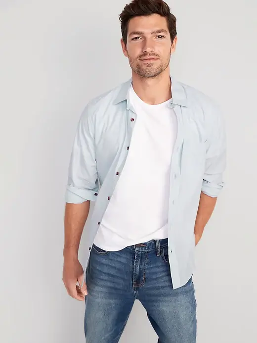 rock the open shirt style