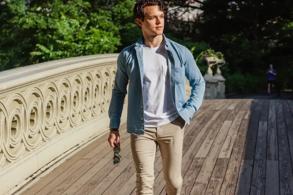 how to wear a shirt over t-shirt